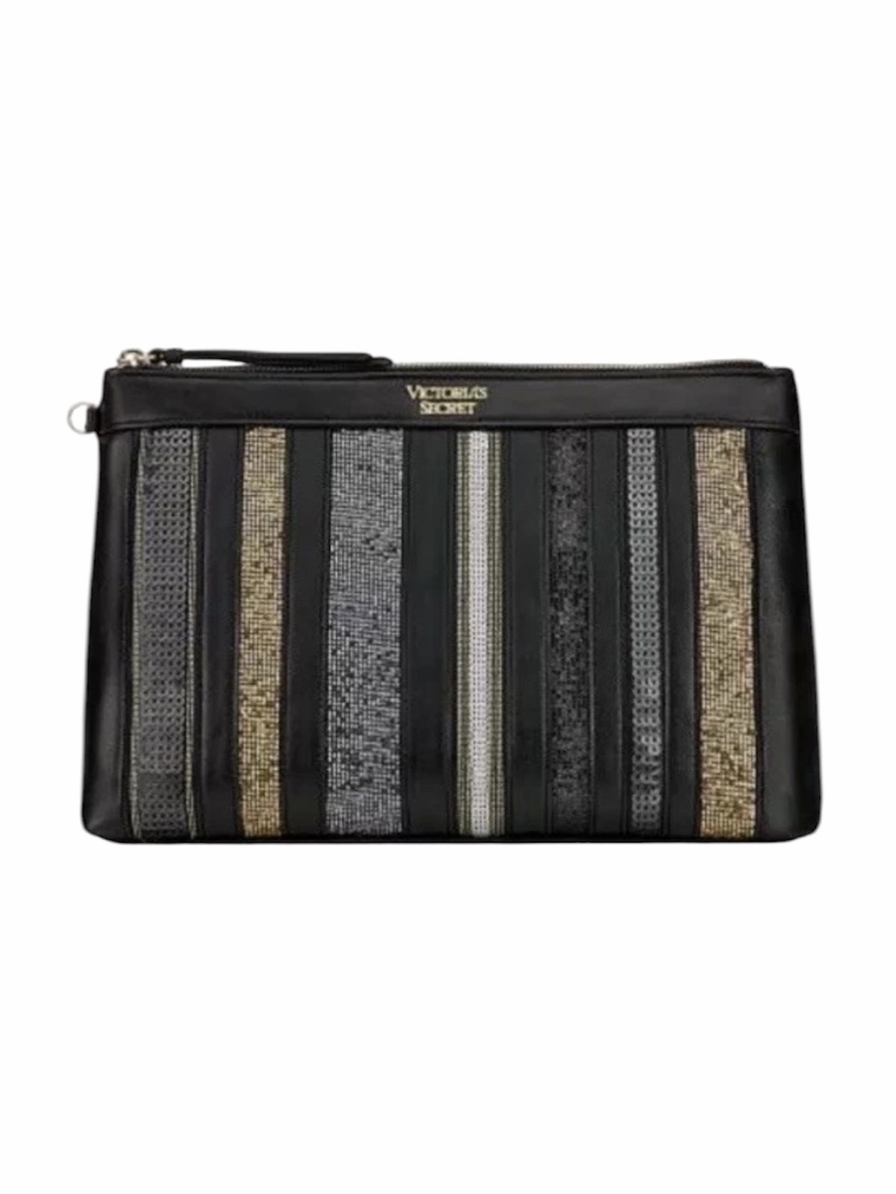 Victoria's Secret Glitter Mesh Beauty Pouch Bag